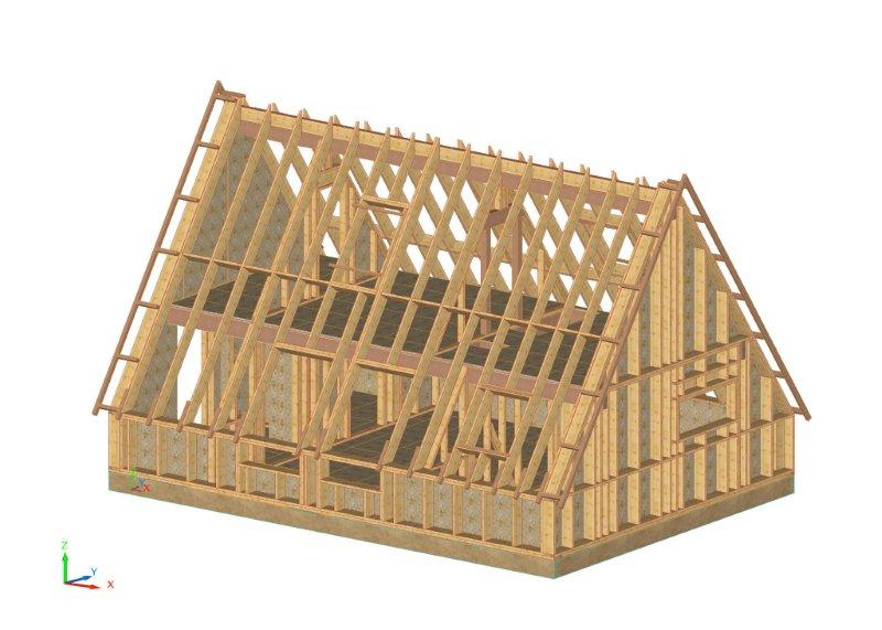 Pilotis et dalle bois à Rougnat (23)